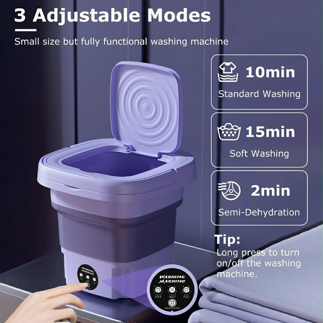 Mini Portable Folding Washing Machine
