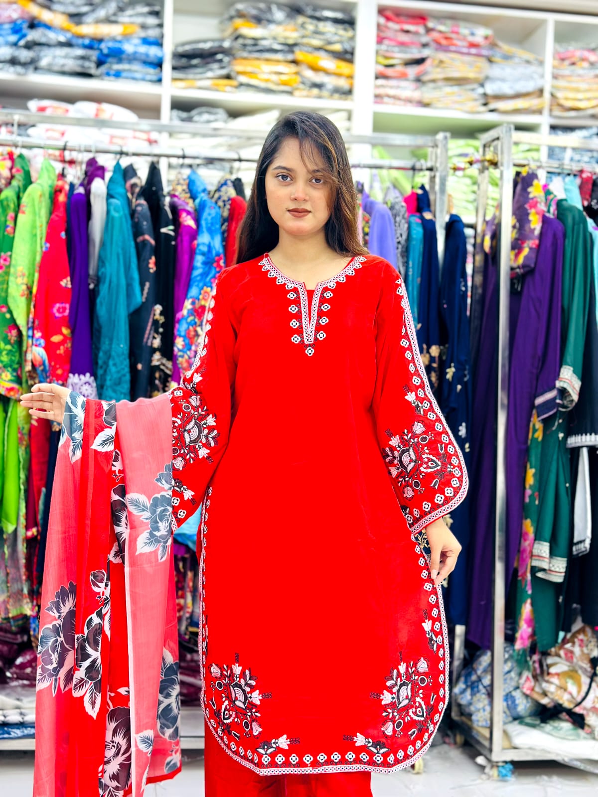 Puja Special Three Piece